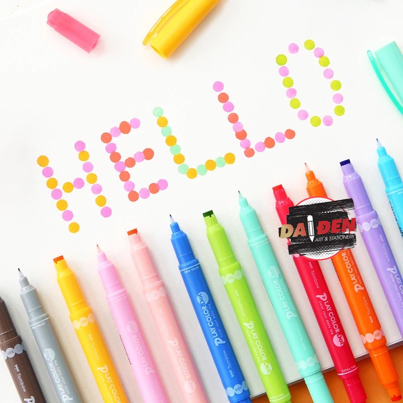 [HCM]Bút Marker 2 đầu Tombow Play Color DOT (Màu Lẻ)