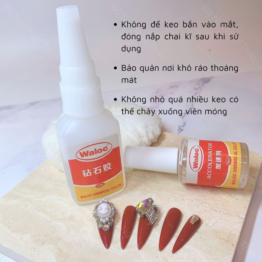 Keo bê tông nail gắn móng waloc