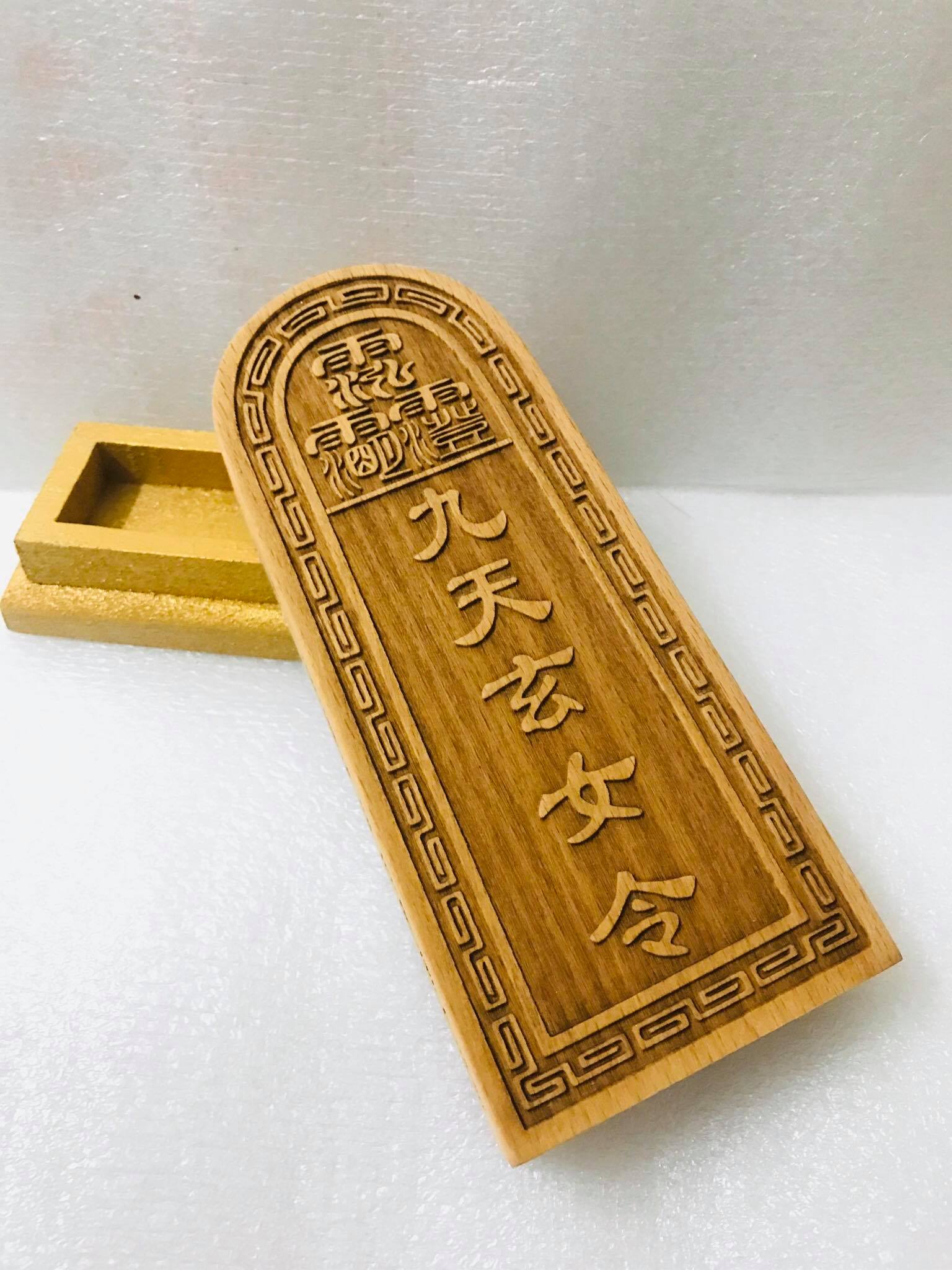 Hiệu Lệnh gỗ đào Cửu Thiên Huyền Nữ