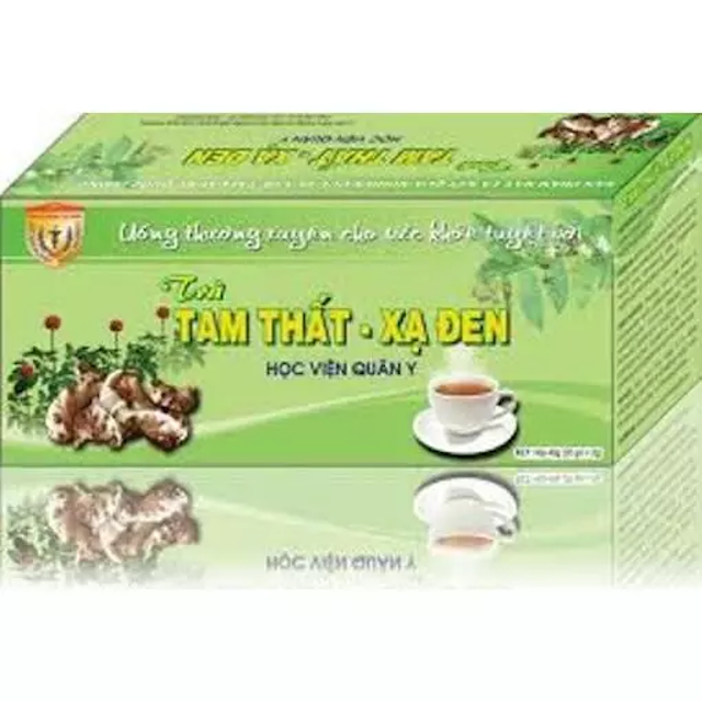 TRÀ TAM THẤT XẠ ĐEN - Học viện quân y.