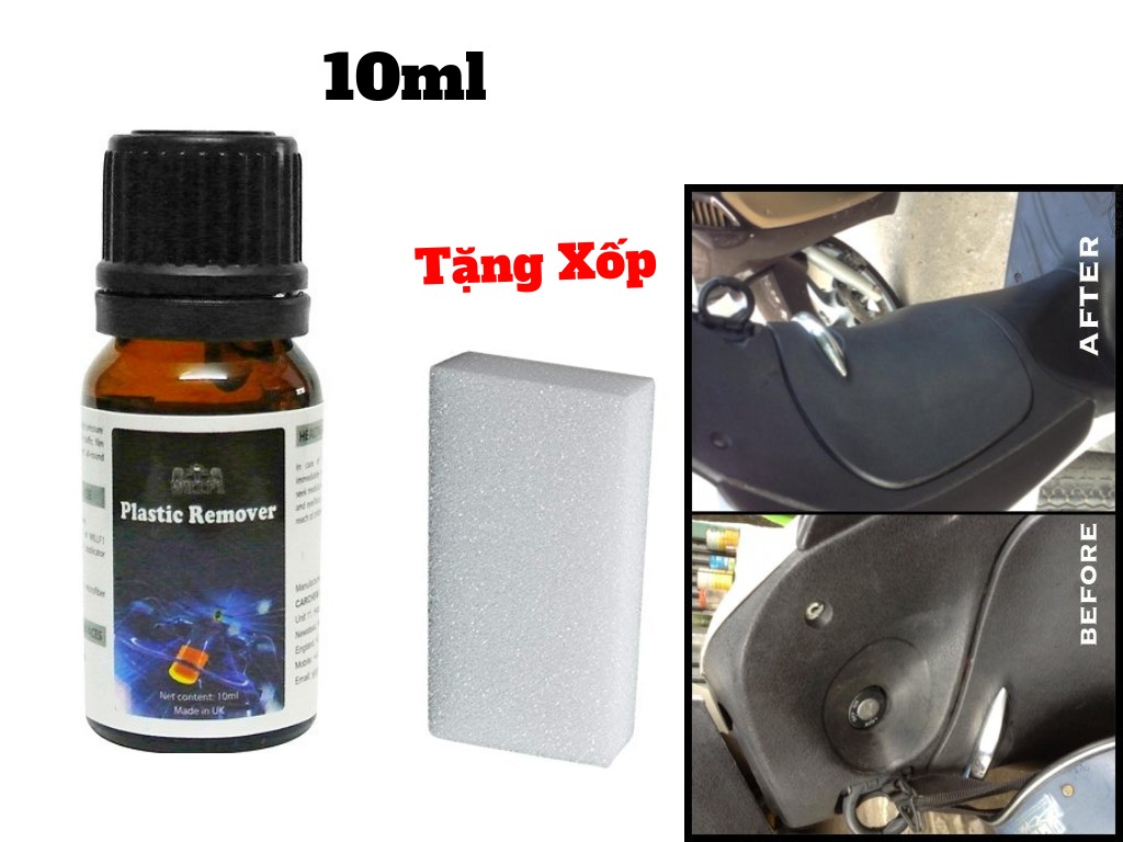 [HCM]Dung dịch phục hồi nhựa nhám plastic Remover 10ml phục hồi lại nhựa nhám bao gồm nhựa nhám đen và nhám màu tặng kèm xốp - MSN388401 Sản Phẩm Chất Lượng Gian Hàng Uy Tín Giá Cả Cực Tốt Mua Ngay.
