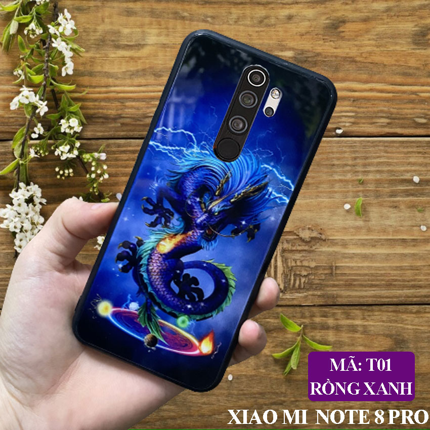 ỐP LƯNG XIAOMI - Ốp điện thoại các dòng Mi8, Redmi Note8, Note8 Pro, Mi8 Lite, Note 9s, Note 7, Note 7 Pro mặt kính in 3D đẹp sang trọng