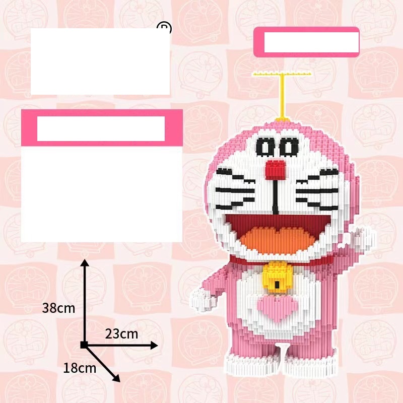 Đồ chơi lắp ráp mô hình Doraemon 38cm le.go doremon