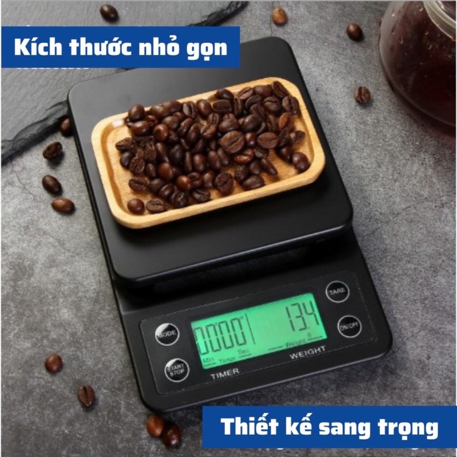 Cân Tiểu Ly Điện Tử Cao Cấp TIMER SCALE 0.1-3Kg