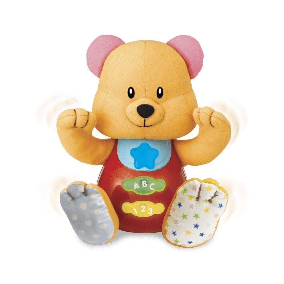 Chú gấu bear có nhạc Winfun WF000617 - Đồ chơi thú bông đáng yêu có nhạc, kích thích tư duy học chữ và số đếm phát triển giác quan cho bé