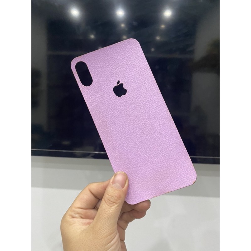 Dán da lưng Iphone Xs Max đủ màu