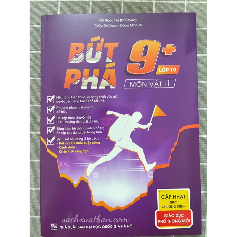 [Sách Chính Hãng] Sách Bứt phá 9+ môn Vật lí lớp 10 (theo chương trình GIÁO DỤC PHỔ THÔNG MỚI ) - NTbooks