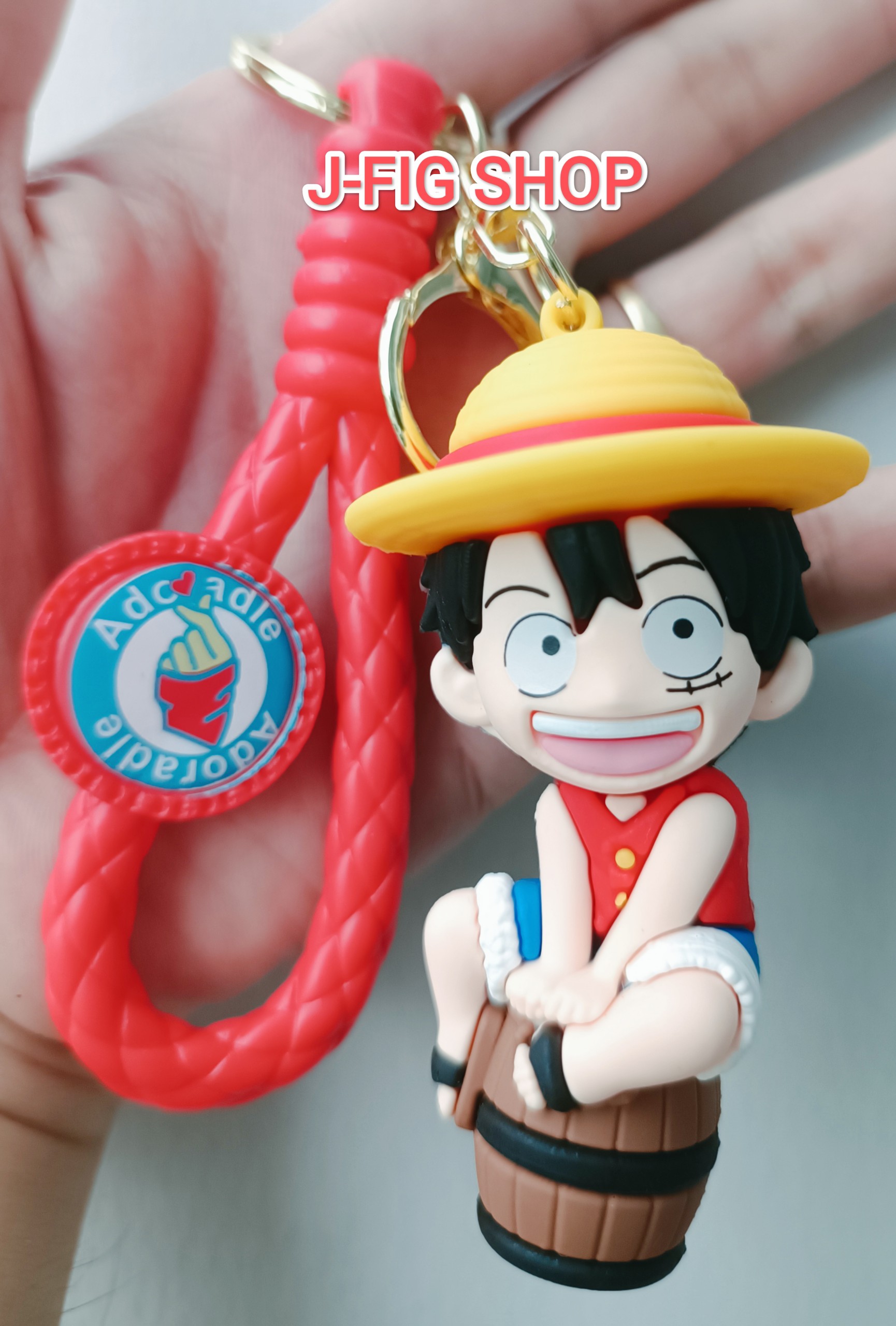 Móc khóa One Piece Luffy Zoro Law Chibi