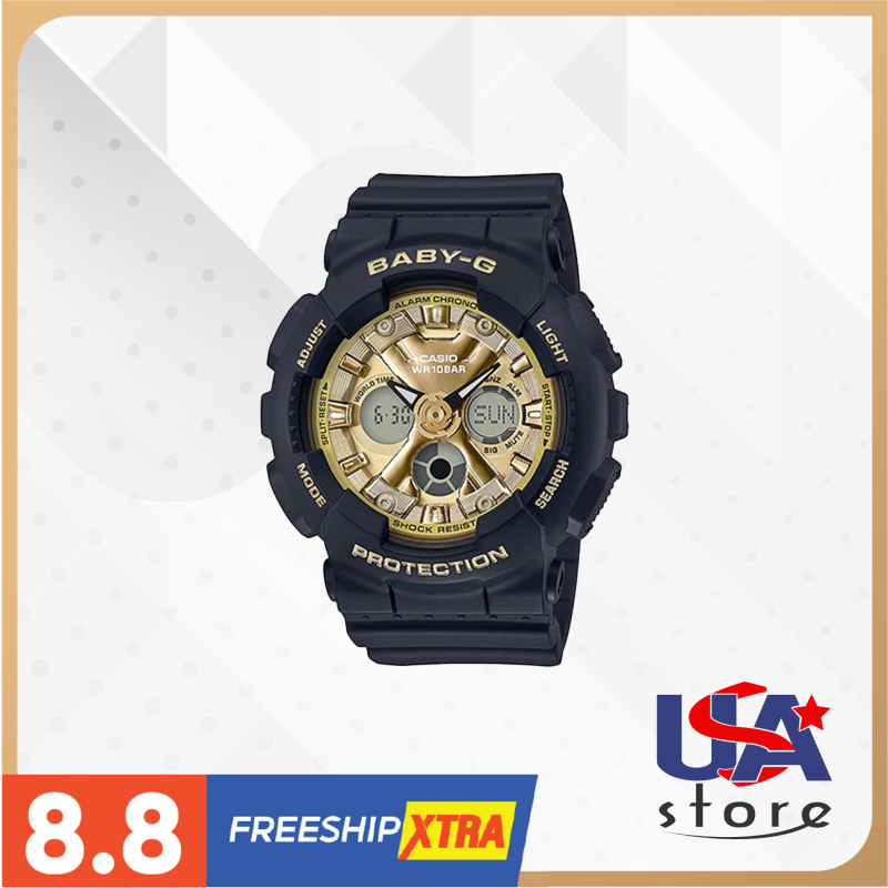 [Bình Dương] Đồng hồ nữ Casio G-Shock Baby-G BA130-1A3 46,3×43,3mm