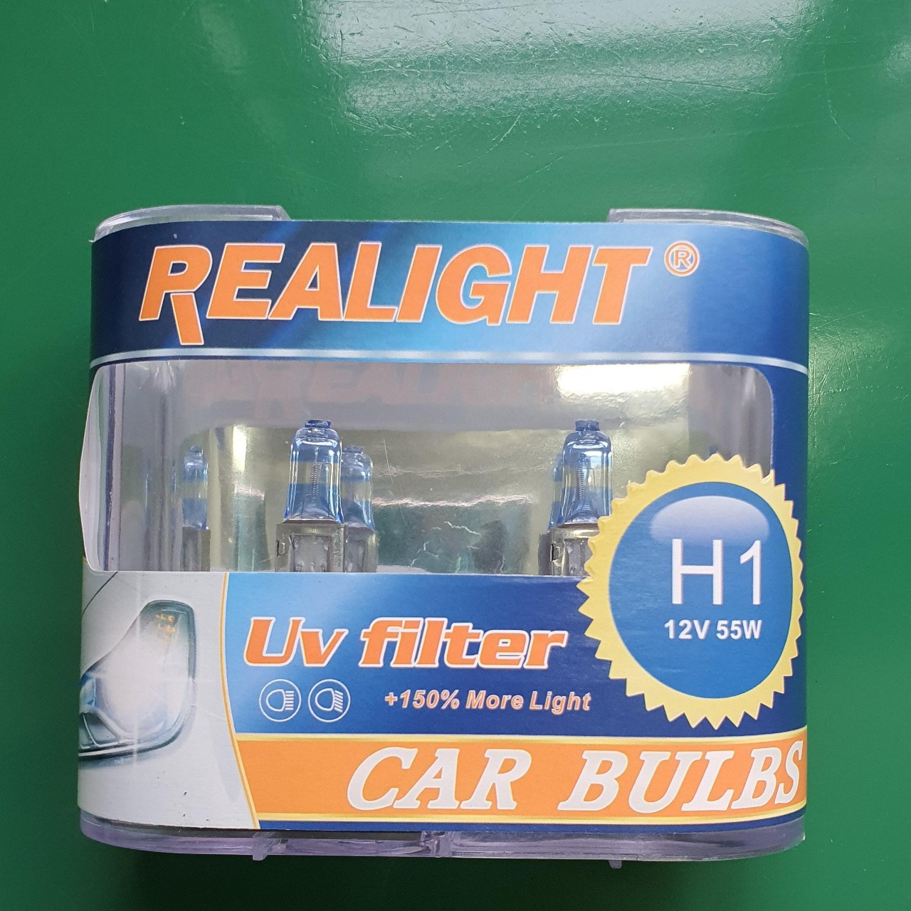 Bóng đèn Halogen H1 tăng sáng 150% - REALIGHT