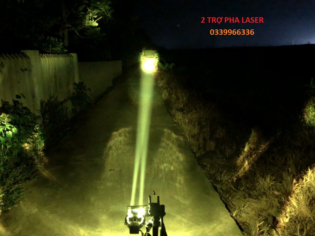Đèn pha bi cầu led TIGER MATRIX PRO trợ pha laser 75w