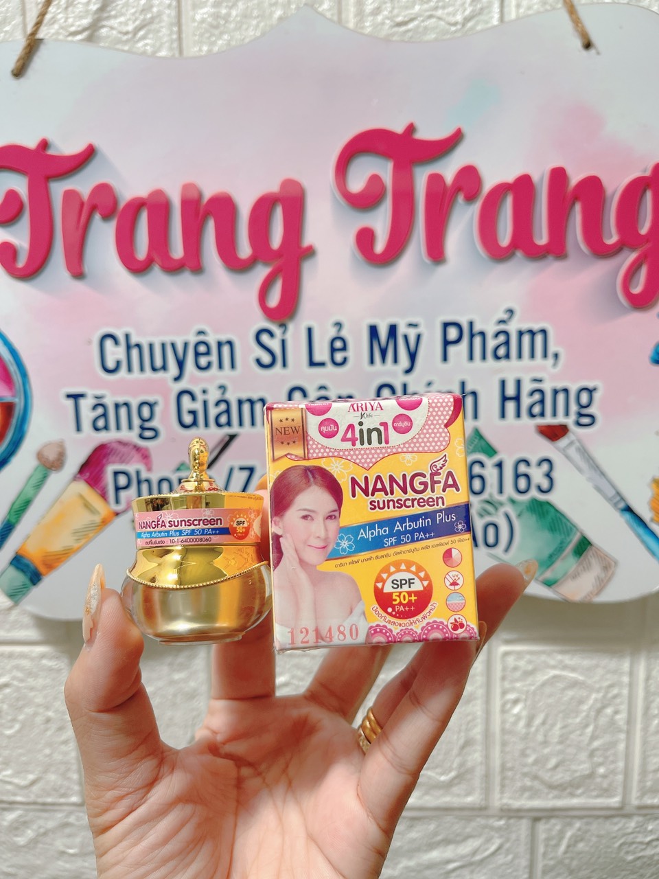 KEM CHỐNG NẮNG NANGFA THÁI LAN