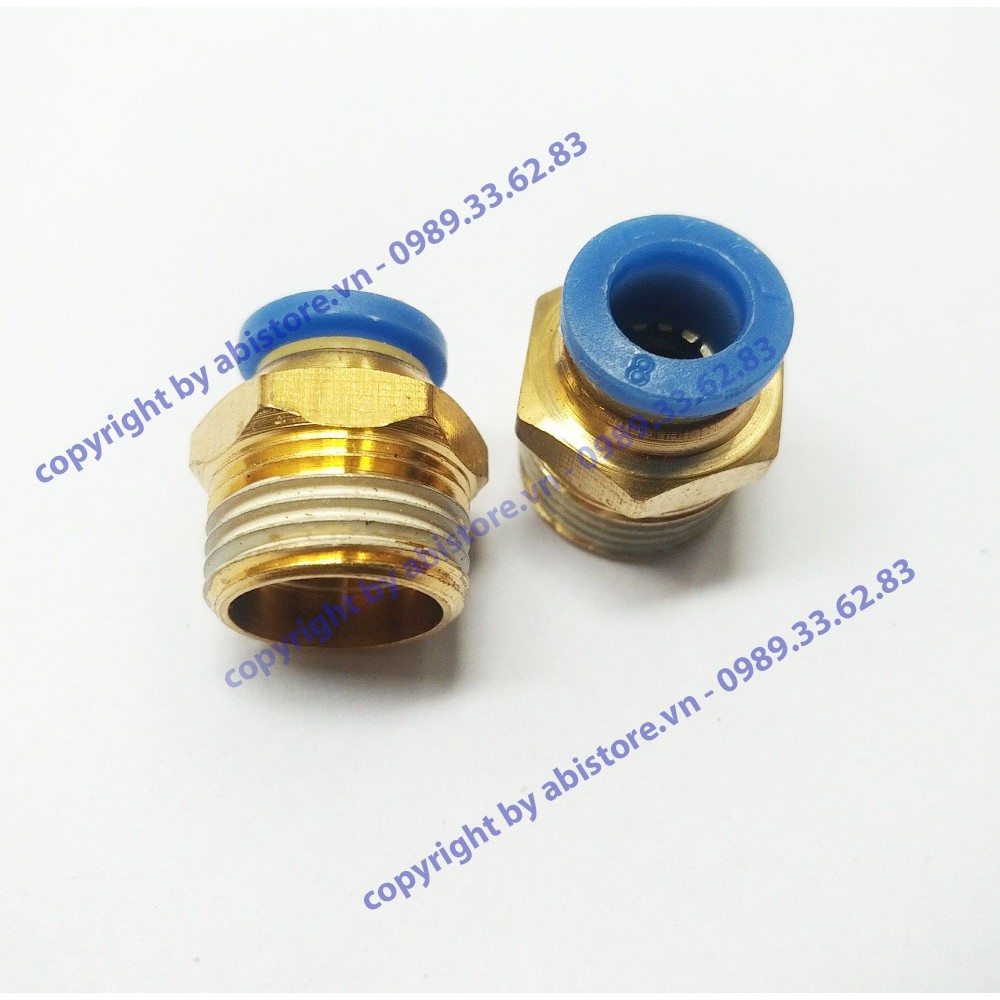 Bộ 2 cút đầu bơm phun sương bằng đồng 803