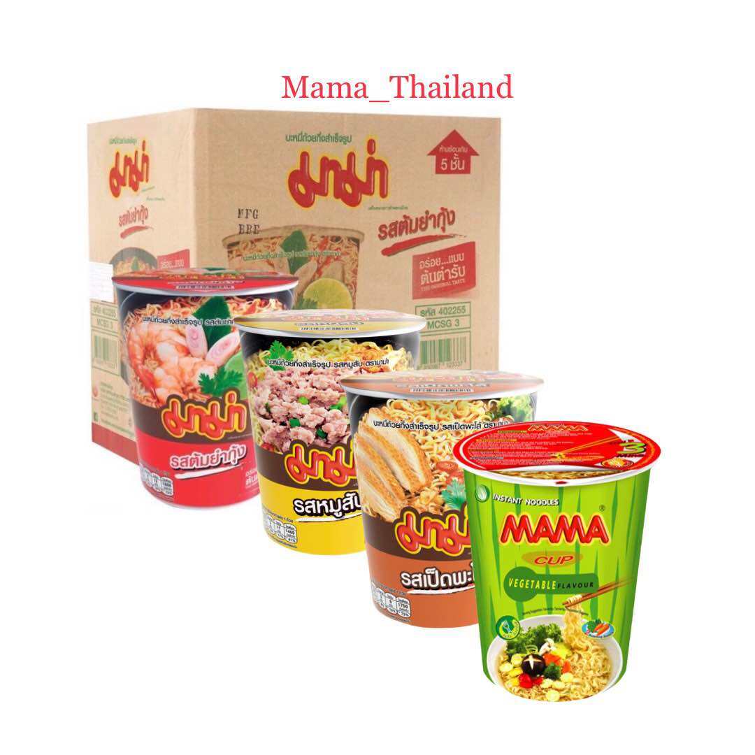 Mỳ mama Thái lan LY 60G Thái Lan lóc 6 ly