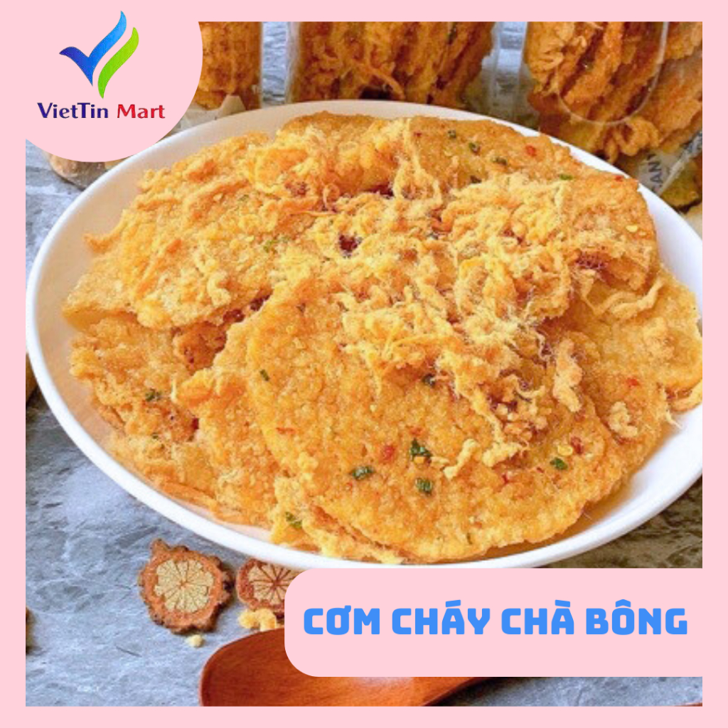 Cơm cháy mắm hành mix chà bông 500G