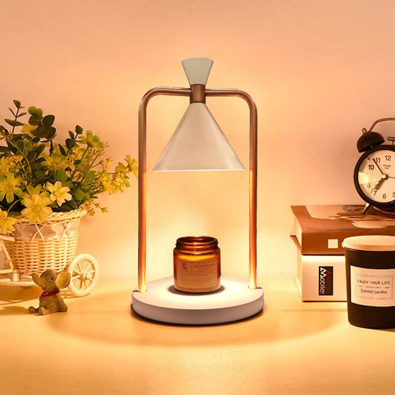 [ Tặng 2 Bóng ] Đèn đốt nến thơm, đèn nến nóng chảy phong cách Bắc Âu