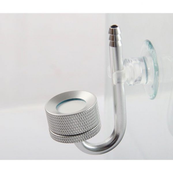 Cốc sủi co2 inox mufan kèm nút hít