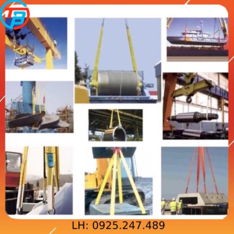 Dây Cáp Vải Cẩu Hàng (Dây Bẹ - Đủ Size) cáp thép Thái Bình Vina