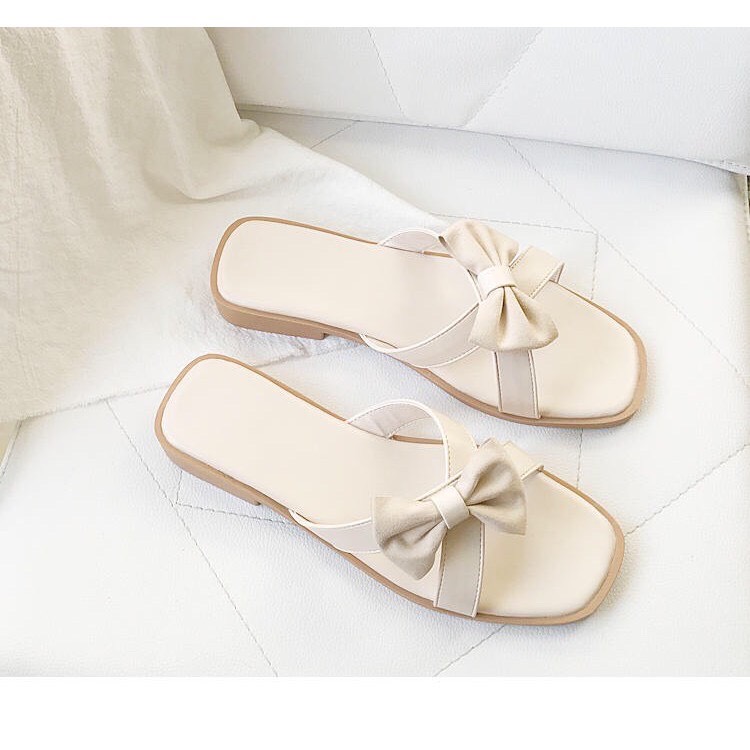 Dép chữ x size 35-43 đính nơ xinh xắn mã srlcd13