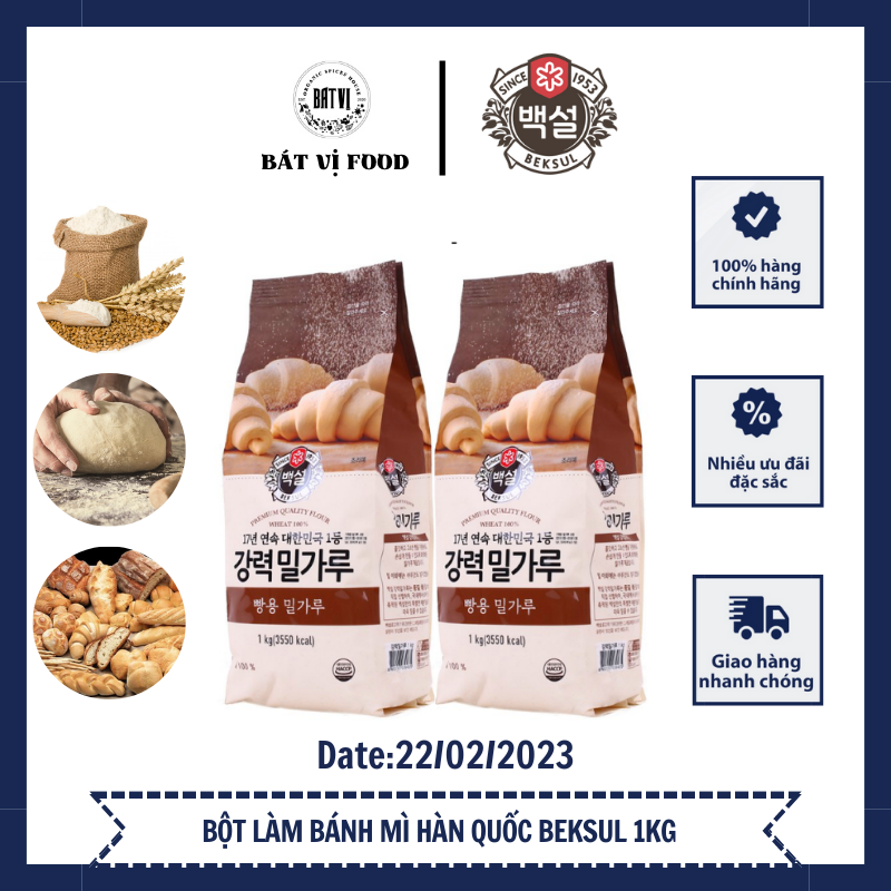 Powder making bread beksul Korean Package 1kg handy
