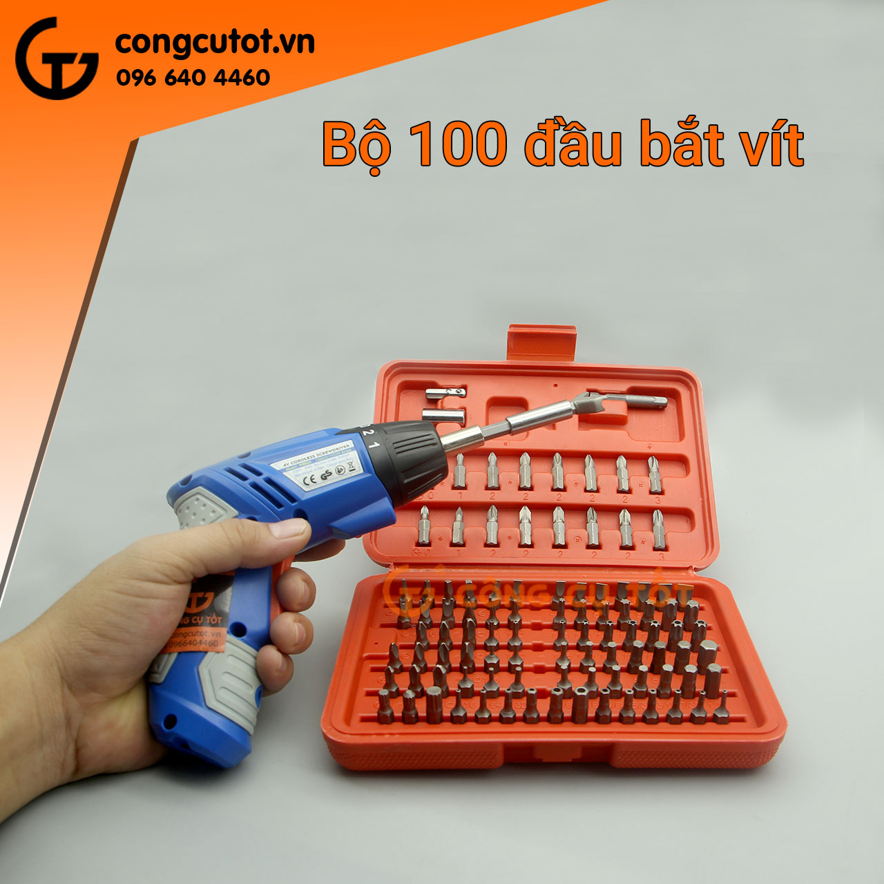 Bộ 100 đầu vặn vít