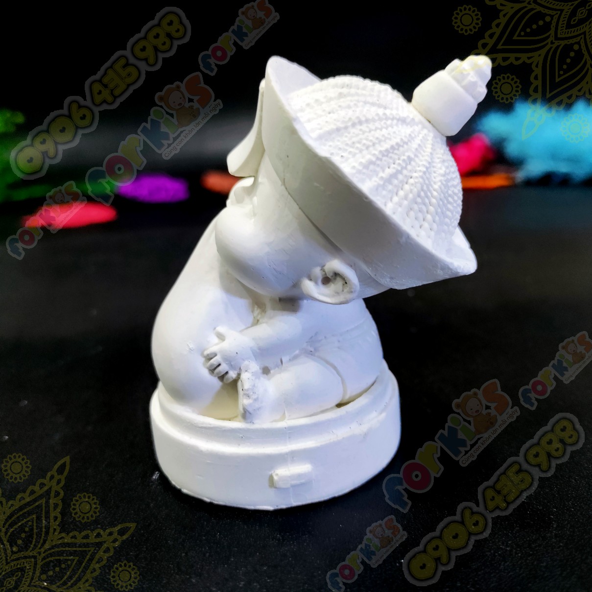 Coloring statues choose samples, BABY ZOMBIE CUTE, size M, plaster statues, painting statues, toys for children zombie