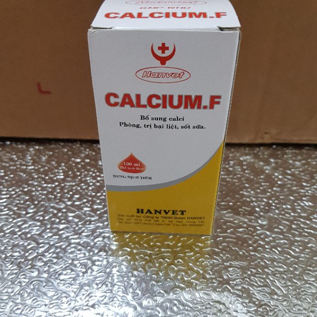 1 lọ bổ sung can xi 100 ml thú y