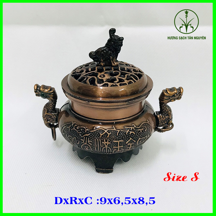 Lư song long xông trầm