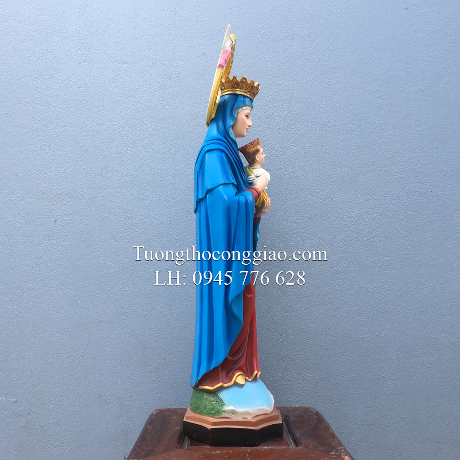 Tượng Đức Mẹ Hằng Cứu Giúp 60cm composiste