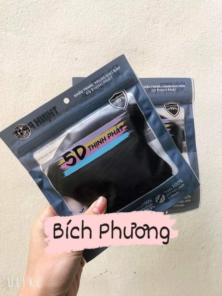 Thùng 100 chiếc khẩu trang 5D Thịnh Phát