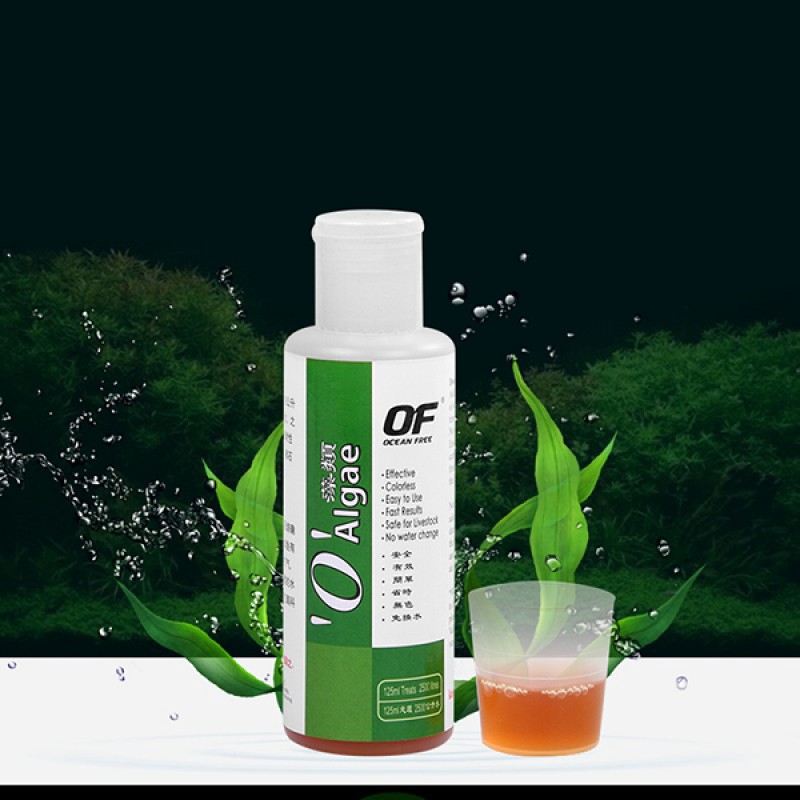 Diệt rêu tảo ocean free o algae 125ml cho hồ cá cảnh - hàng công ty