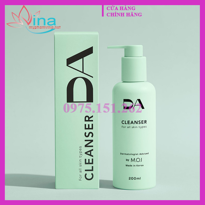 Sữa rửa mặt da by m.o.i cosmetic chính hãng 200ml - hồ ngọc hà