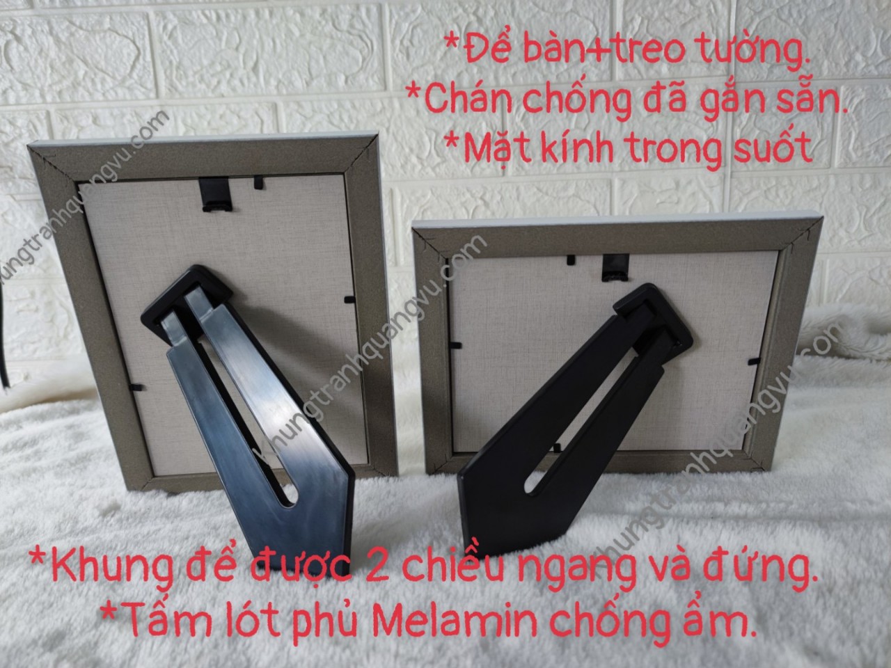KHUNG ĐỂ BÀN VÀ TREO TƯỜNG (10*15 - 13*18 - 15*21)cm