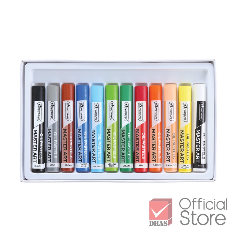 Màu sáp dầu Masterart Series 12 màu Thái Lan