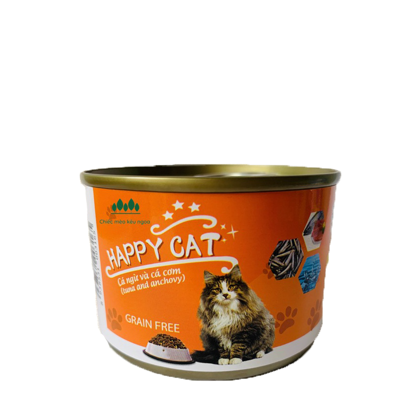 Pate Happy Cat - Pate Mèo Lon 160g