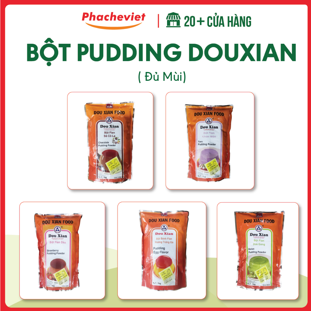 Bột Pudding Douxian 1kg