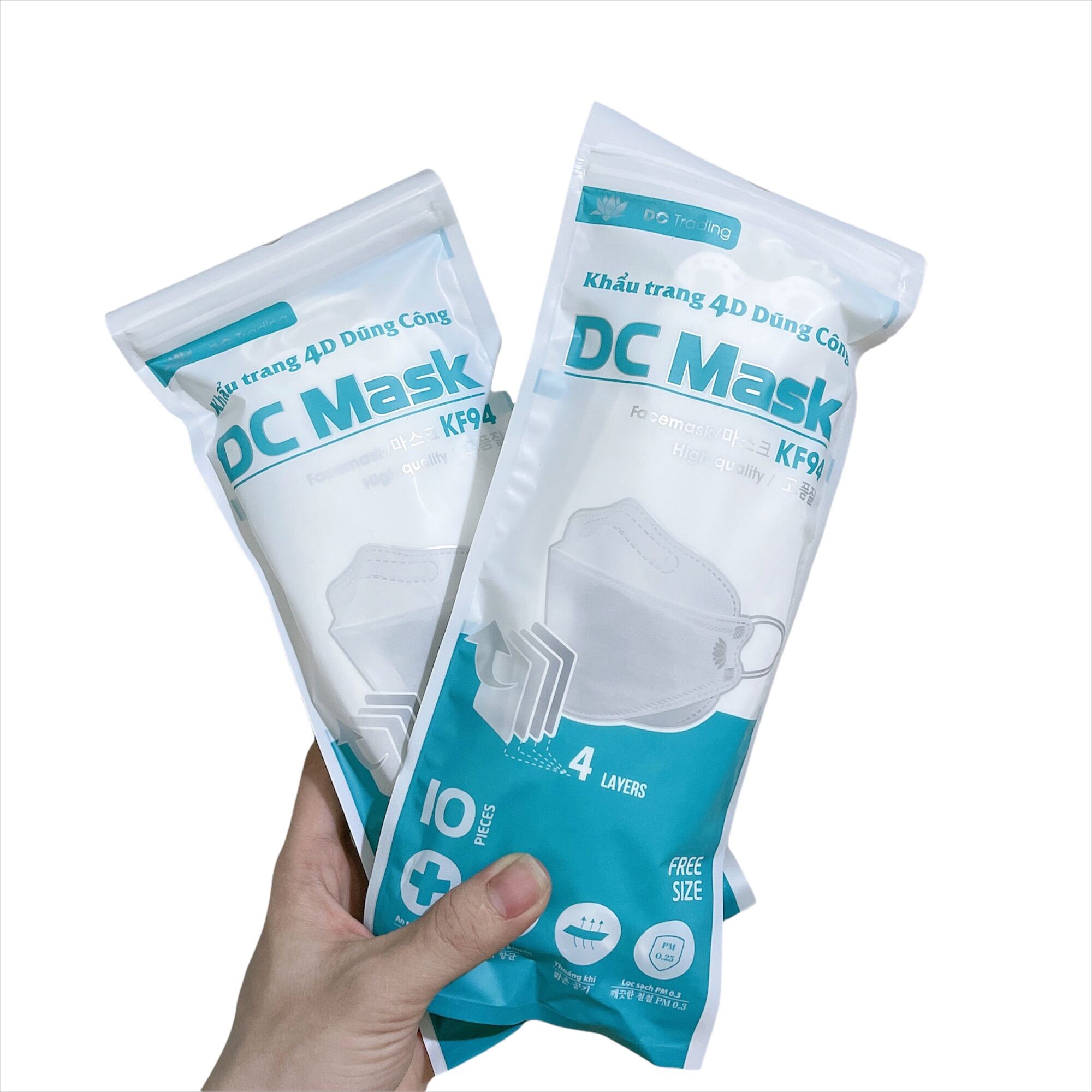 Sỉ Thùng KF94 DC MASK Dũng Công (300 Cái)