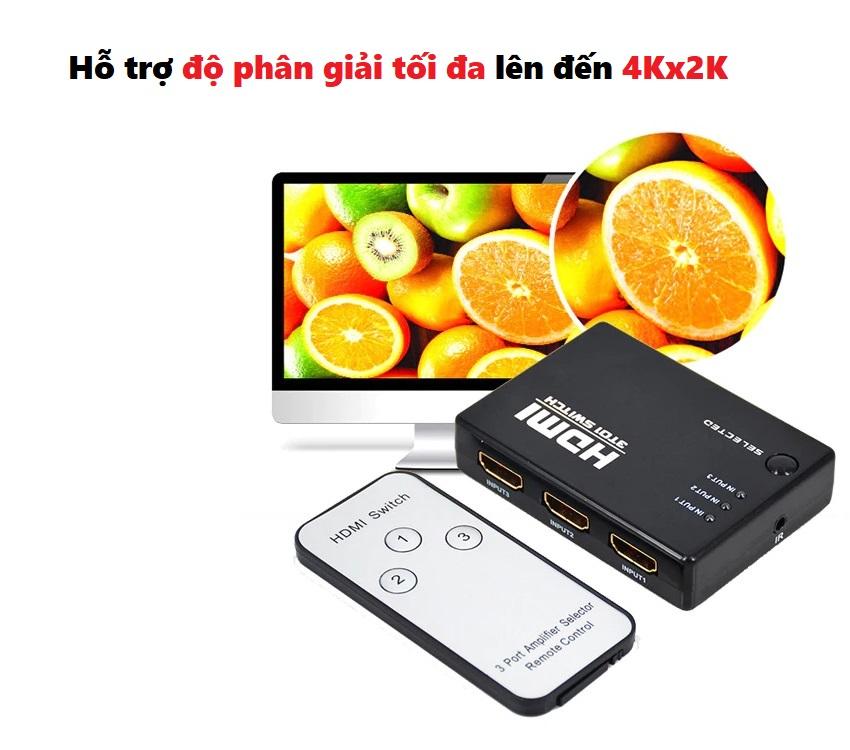 3 Ports HDMI Switch Switcher 3 in 1 out (Intl)