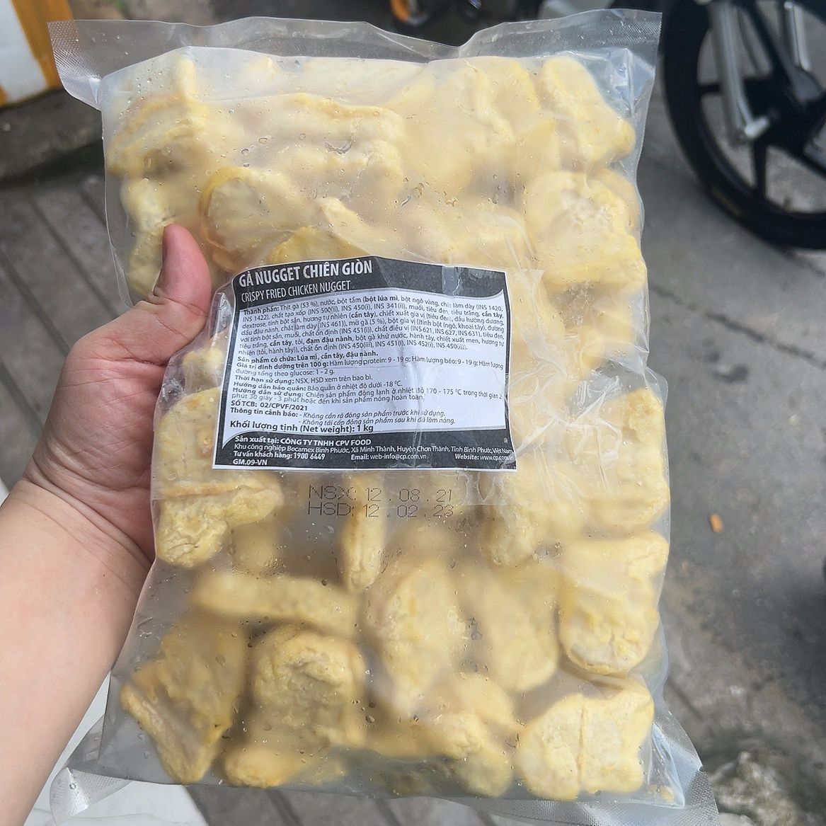 GÀ NUGGET MIẾNG CHIÊN GIÒN Bịch 1kg (giao tphcm)