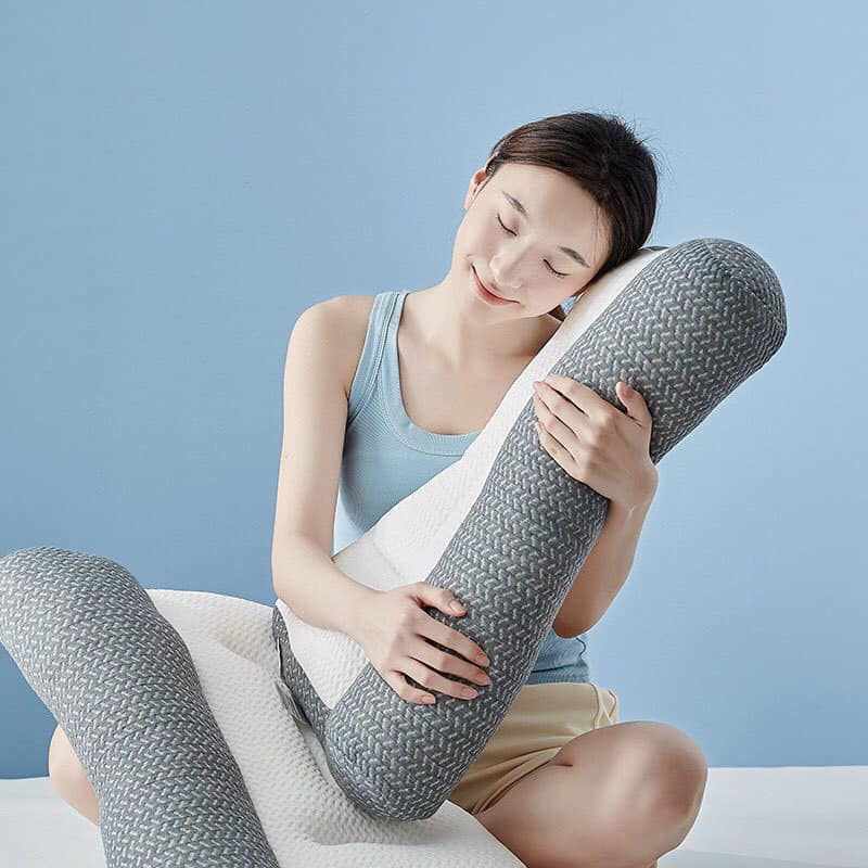 Gối Liên Á Chính Hãng SPA Dệt Kim Nhật Bản Chống Vẹo Cổ Lõi Bông Xơ, Gối Spa Chống Đau Mỏi Cổ Vai, Gối Cao Su Non Chống Ngáy Giảm Mệt Mỏi 2023