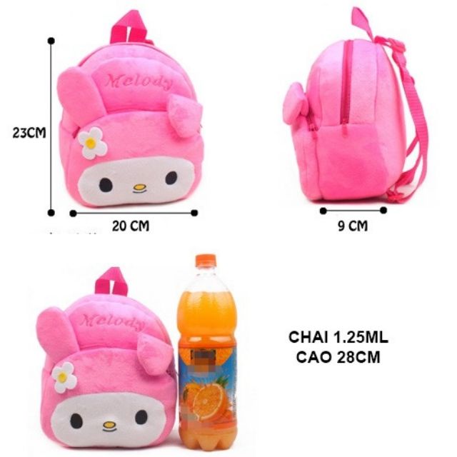 Ba lô Nhung cho bé Mẫu giáo