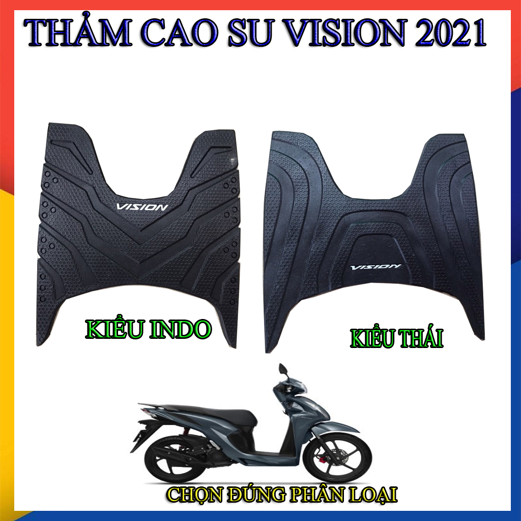 THẢM CAO SU XE VISION 2021-2022-2023 ( CHỌN ĐÚNG KIỂU)