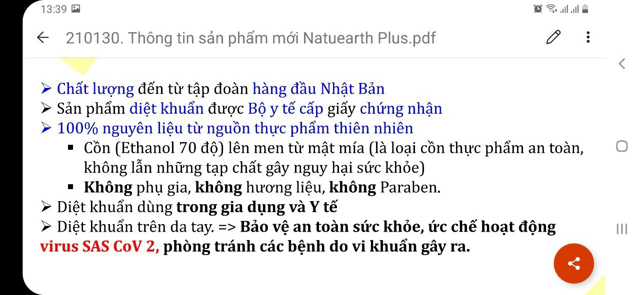 Xịt Diệt Khuẩn và ức chế SARS-CoV-2