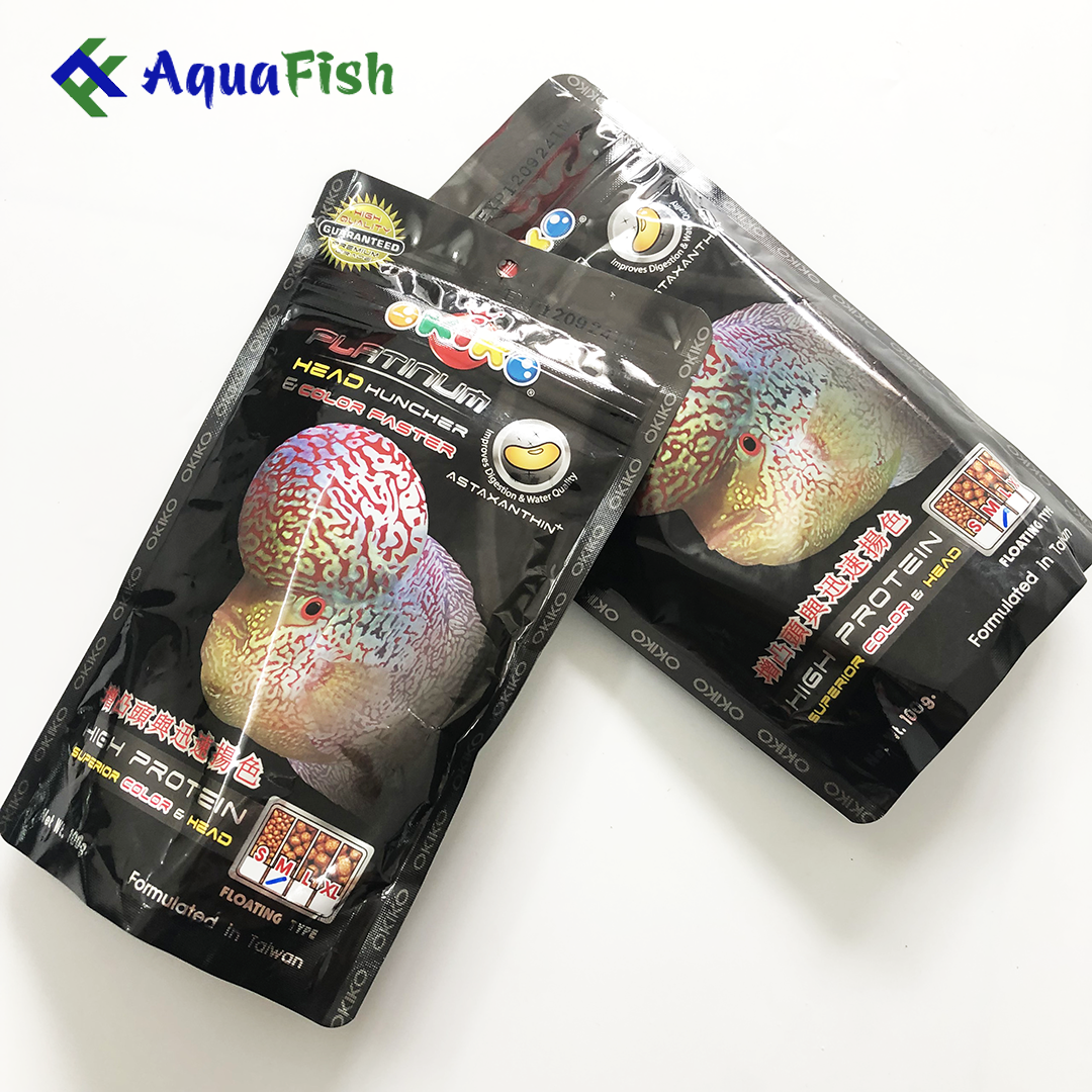 Fish feed arhat okiko 100G help fast fish large, early development and up nice color