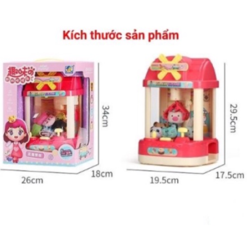 Đồ chơi máy gắp thú bông mini cho bé