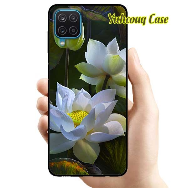 Ốp lưng dành cho samsung galaxy a12 - hoa sen 4