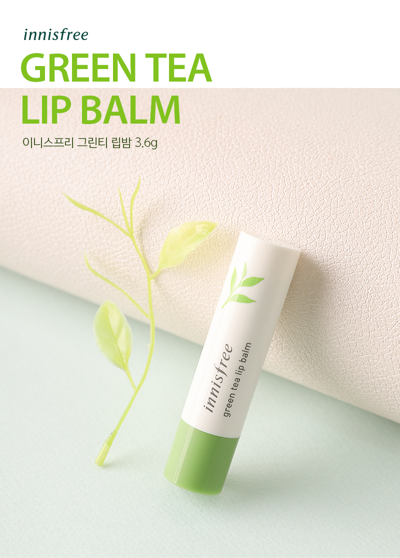 [Innisfree] Son Dưỡng môi Innisfree Green Tea Lip Balm 3.6g