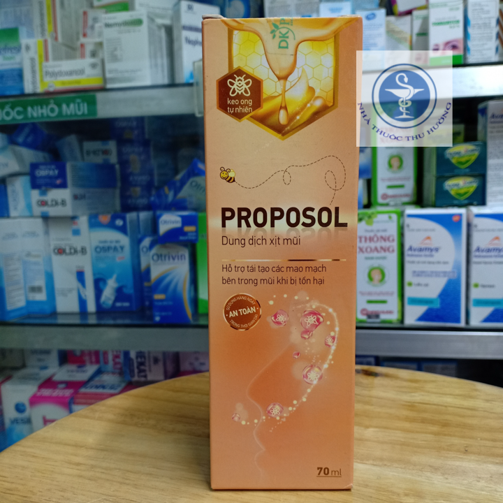 DUNG DỊCH XỊT RỬA MŨI KEO ONG PROPOSOL chai 70ml