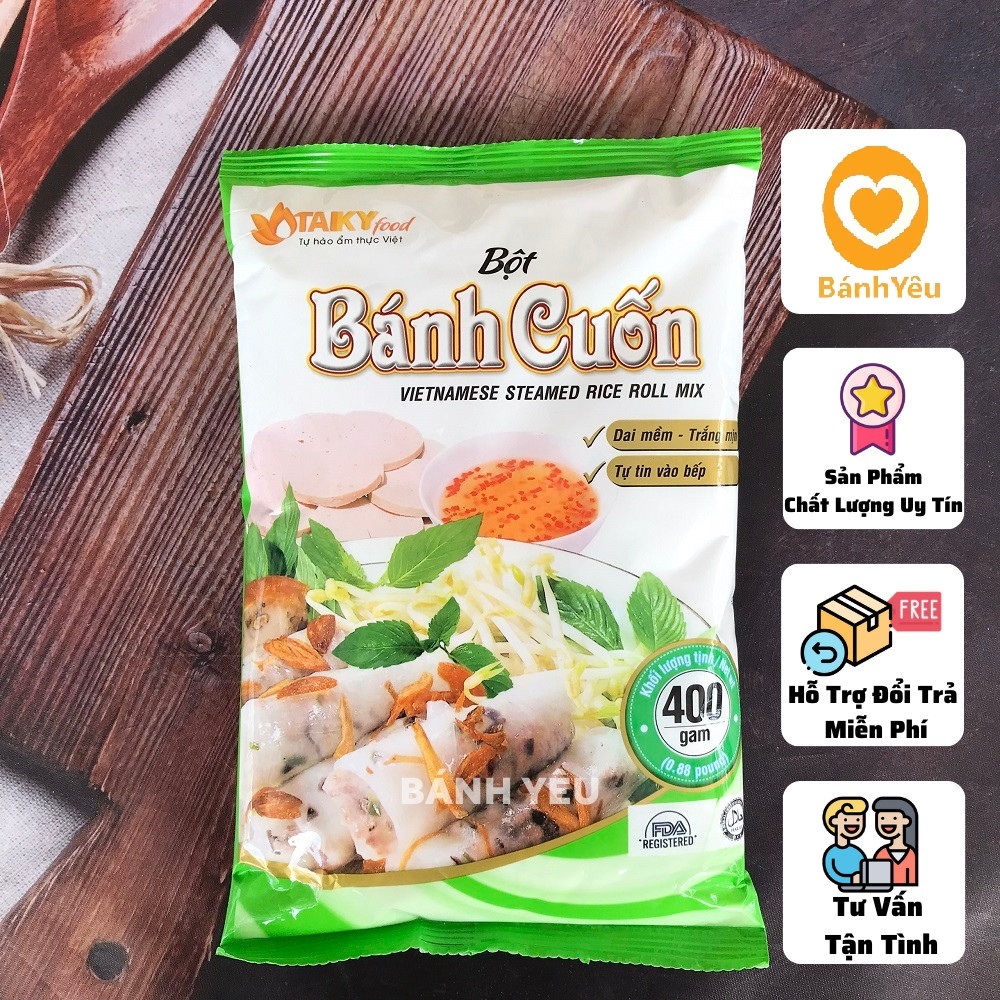 Bột bánh cuốn trộn sẵn Tài Ký 400g