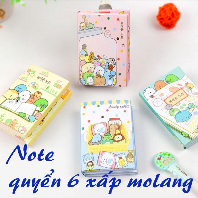 [HCM]Sổ bộ note 6 xấp